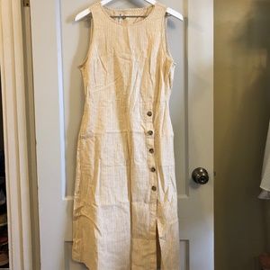 Marine Layer Tenley Dress in Honeycomb Stripe - M